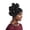 Black, variant on Fengqque Flower Turbans Cap Knot Headwarp Pre Tied Head Cover Bonnet Women Muslim Pleated Headscarf Hat