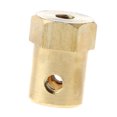 thumbnail image 1 of Conector de Eje de Acoplamiento Hexagonal de Latón con Accesorios ontaje 3-8mm DIA 4 mm Cola Acoplamiento de hexágono de latón, 1 of 8