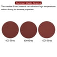 thumbnail image 4 of Uxcell 60 Packs 600/800/1000 Grits 80mm Aluminum Oxide Triangular Sandpaper Sanding Pads, 4 of 6