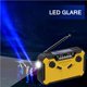 thumbnail image 2 of Radio Am/Fm Multifuncional Manivela De Mano Batería Recargable Con Energía Solar Pronóstico Del Tiempo Linterna Led Banco De Energía Alarma Sos Para Acampar Senderismo Emergencia Al Aire Libre Yuarrent EL013995-03, 2 of 6