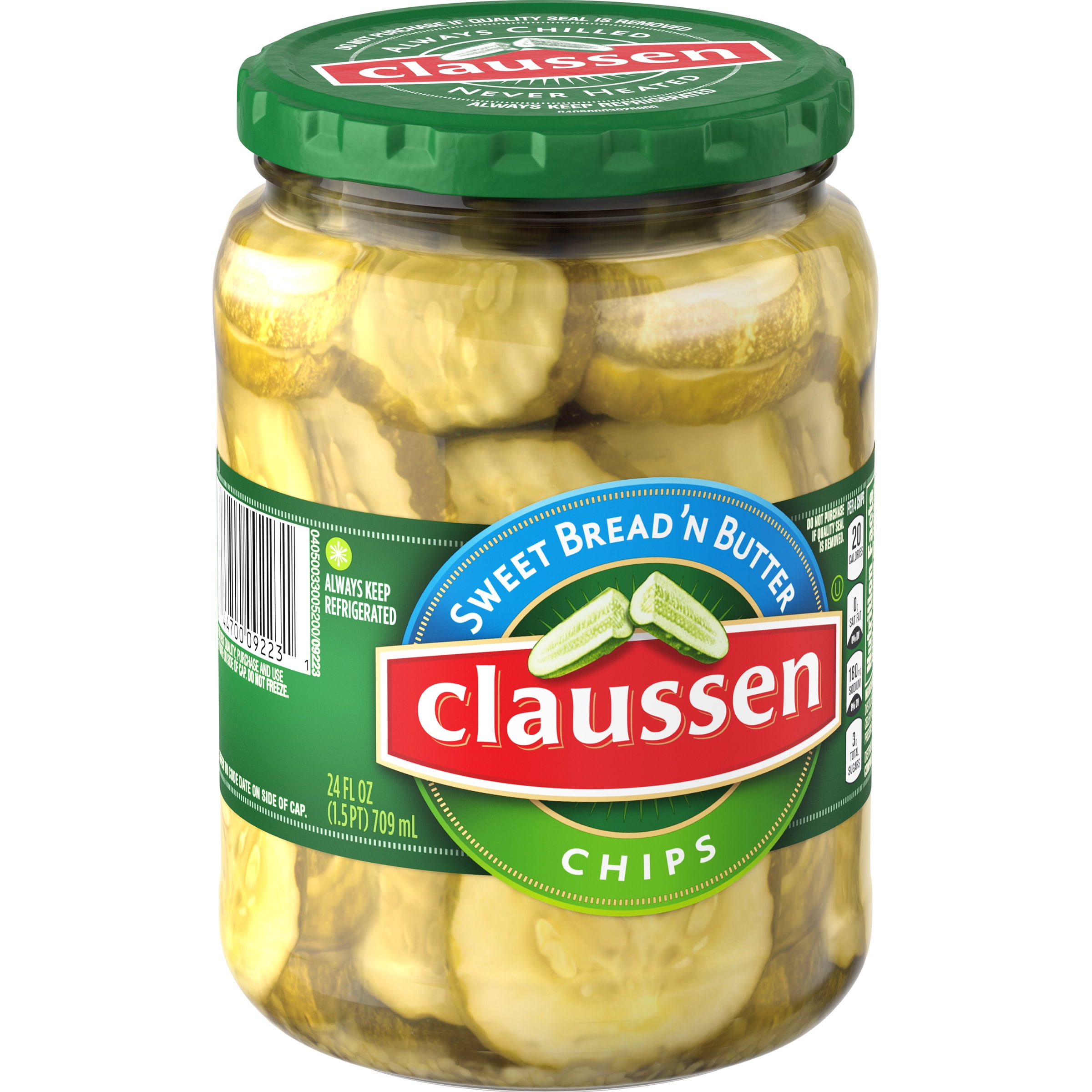 Claussen Sweet Bread N Butter Pickle Chips 24 Fl Oz Jar Walmart Com Walmart Com Claussen Sweet Bread N Butter Pickle Chips 24 Fl Oz Jar Walmart Com Walmart Com