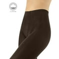 thumbnail image 3 of Cotton Tights | Soft & Warm Winter Pantyhose | 100 Den | S M L Xl | Made In Italy | (L/XL, Brown), 3 of 4