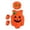 Orange, variant on Vrotazzy Baby Boys Girls Halloween Pumpkin Romper Bodysuit Outfit Hooded Jumpsuit