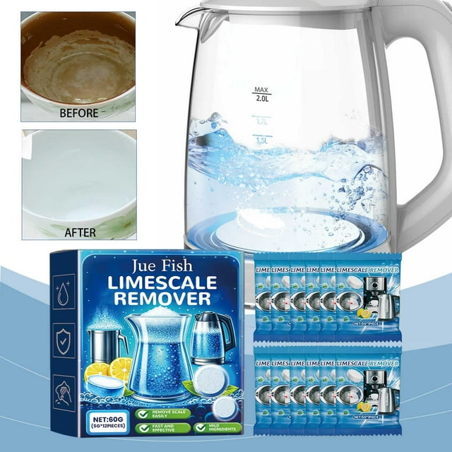 Limescale Cleaning Tablets Kettle Limescale Removal Tablets Lemon Descaling Tablets