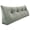 Grey, variant on Johnear Large Rest Reading Wedge Pillows Bolster Headboard Backrest Pillow Velvet Cushion Lumber Backrest Daybed Positioning Sofa Bed Rest Reading Pillow Triangular Upholstered (Gray，Small)