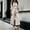 Beige, variant on Women Solid Two Piece Co Ord Outfits, Turn Down Collar Roll Sleeve Button Front Shirt High Waist Pleated Wide Leg Crop Pants Casual Matching Suit With Side Pockets (Navy,S)