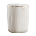 thumbnail image 1 of Cubo de basura automático con sensor de movimiento, inteligente, con tapa, grande Blanco y dorado 24L, 1 of 9