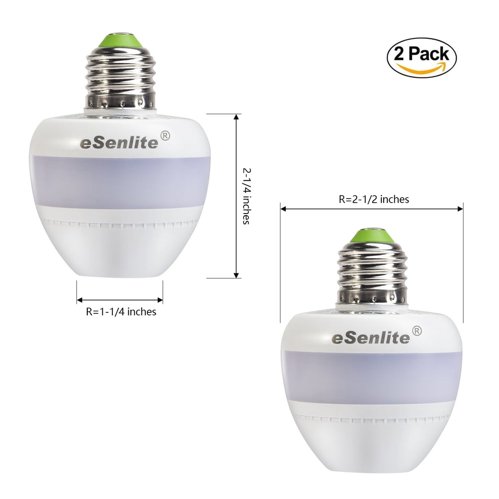 eSenLite Invisible Motion Activated Retrofit Smart Light Bulb Socket