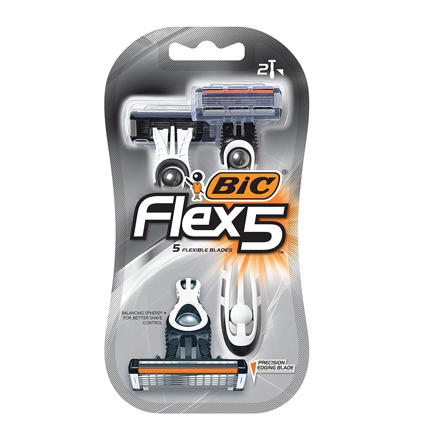 Bic Flex 5 Disposable Razors 2 ea (Pack of 4)