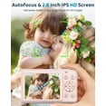 thumbnail image 7 of SEREE Digital Camera 4K 64MP 16X Zoom Autofocus Compact Youtube Camera with 32GB SD Card and 2 Batteries Pink, 7 of 7