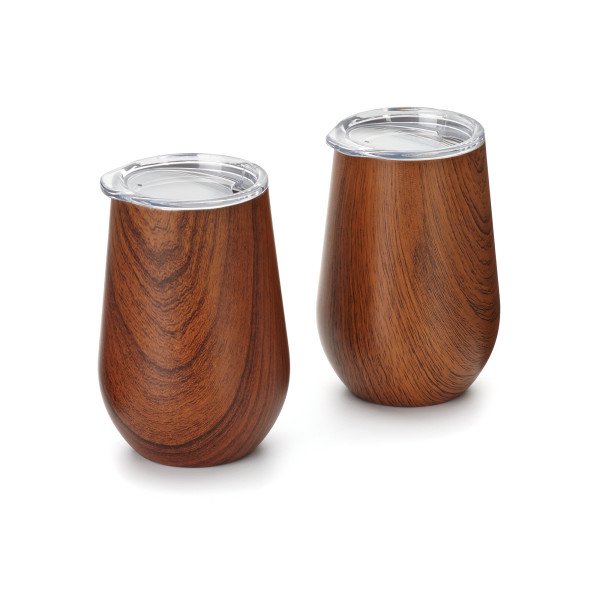 Outset Double Wall Wine Glass Tumbler With Lid Wood Grain Pattern 12 Ounce Set Of 2 Walmart Com Walmart Com Outset Double Wall Wine Glass Tumbler With Lid Wood Grain Pattern 12 Ounce Set Of 2 Walmart Com Walmart Com