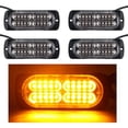 thumbnail image 1 of 4 luces estroboscópicas ultrafinas de 20 LED de luz amarilla. Adepaton FLD-2112, 1 of 7