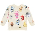 thumbnail image 4 of Bluey Bingo Chloe Toddler Girls French Terry Sweatshirt and Shorts Infant to Big Kid, 4 of 5