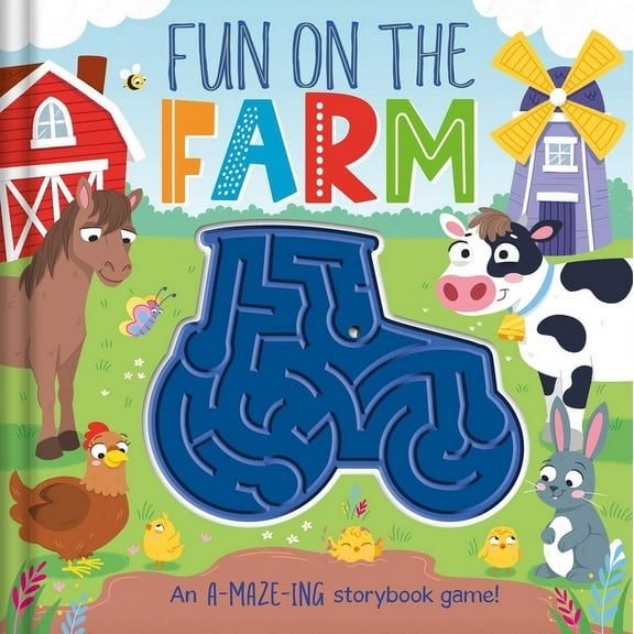 Fun on the Farm: An A-Maze-Ing Storybook Game, (Hardcover)