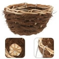 thumbnail image 3 of Myenne Woven Bird Nest for Parrot Cage Warm Bird Bed Hanging Birdhouse for Outdoor Parakeet Nesting Box Bird Bed for Cage Bird Breeding Nest, 3 of 11