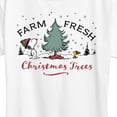 thumbnail image 3 of Peanuts - Farm Fresh Trees - Women's Short Sleeve Graphic T-Shirt, 3 of 6