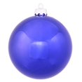 thumbnail image 4 of Vickerman 12" Baby Blue Shiny Ball Christmas Ornament, 4 of 5