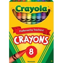 Crayola Classic Crayons, Back to School Supplies for Kids, 8 Ct, Art Supplies