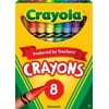 Crayola Classic Crayons, Back to School Supplies for Kids, 8 Ct, Art Supplies
