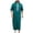 Green, variant on Muslim Hooded Kaftans for Men Robe Long Sleeve Quarter Zip Long Gown Embroidered Shirts Thobe