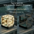 thumbnail image 3 of Infinite Space Abyss Lamp, 4d Infinity Mirror Cube Light, Infinity Hyper Cube LED Light One Touch Control Switch Rechargeable Mood Lights for Gaming Desk, Bedroom Ambient Lighting Decor(Yellow), 3 of 8