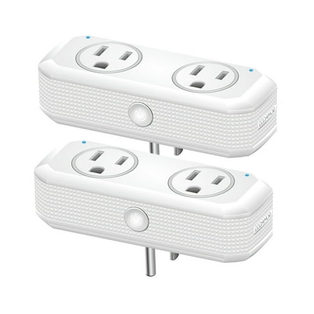 DOCAMOR wifi Smart plug, Mini Wifi Outlet Works With Alexa Google Home IFTTT, No Hub Required. App Remote Control Your Home Appliances from Anywhere. 2.4GHz Network. 2 (Best House For Sale App)