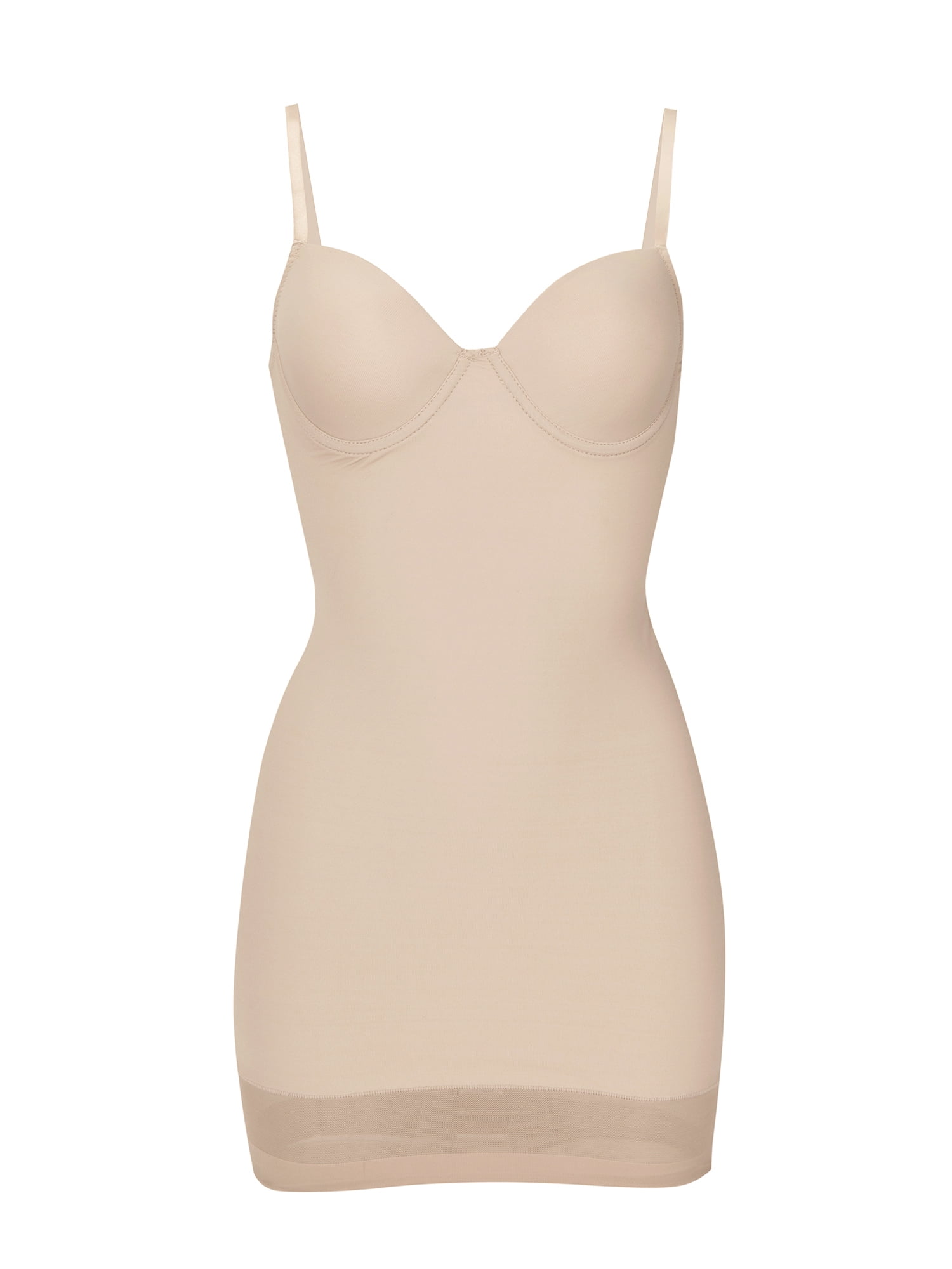 Women's Full Body Shapewear Firm Control Seamless Slip Shapewear V Neck