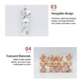 thumbnail image 2 of Bearachild Paquete de 5 bolas de dulces de Navidad que cuelgan las decoraciones navideñas DIY Art Tree Wall Pendant Atmósferas Ornament Home Decor Red Type3 NO3 Bearachild HA064929-05B, 2 of 6