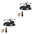 thumbnail image 4 of Wosthever Helicopter Car Air Freshener Office Dual Autorotation  Frequency Solar Mode Type1 NO1, 4 of 6