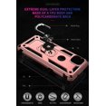 thumbnail image 6 of Grade Drop Impact for Moto One 5G Ace Case Motorola One 5G Ace G 5G Case 360 Metal Rotating Ring Kickstand Holder  Heavy Duty Shockproof Case for One 5G Ace Phone Case (Rose Gold), 6 of 17
