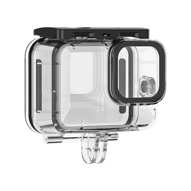 TELESIN Action Camera Protective Waterproof Case Cover Underwater 45m/148ft Diving Housing Underwater Accessories Replacement for GoPro Hero 9 Black Camera