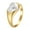 White, variant on Heart Rings for Women Gold Plated Stainless Steel Black White Simple Cute Elegant Statemen Personalized Dainty Jewelry Black Size 9