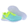 thumbnail image 4 of Fila Galaxia 5 Strap Girls Shoes Size 3.5, Color: Teal/Yellow, 4 of 5