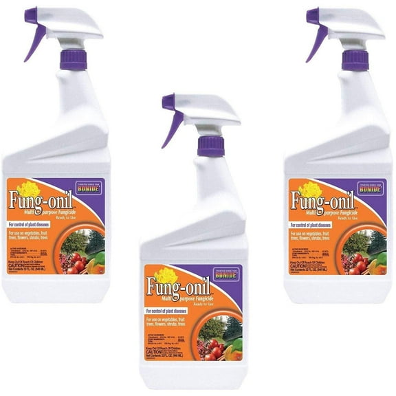 Bonide Fung-Onil Fungicide Ready-to-Use Spray - 32-Ounce - Pack of 3