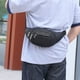 thumbnail image 3 of Bolso de pecho informal para hombre, bolso de cintura para teléfono móvil a rayas, mochila deportiva cruzada de un solo hombro a la moda, 3 of 5