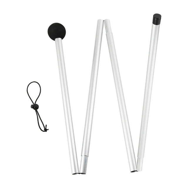 Postes de Tienda de Campaña, Varillas para Toldo para Exteriores, Soporte Telescópico, Aleación de Aluminio, Soporte para Toldo de Camping, Varillas P Punta plana de 16 M