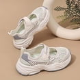 thumbnail image 5 of Gunia Girls Sneakers Breathable Mesh Kids Sneakers Lightweight Casual Shoes Play Athletic Running Soprt Shoes White, 5 of 8