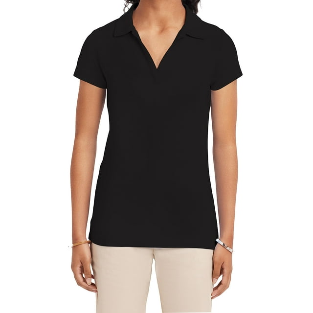 Camisa para Mujer IZOD Polo de Rendimiento Negra XL