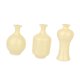 thumbnail image 4 of 3 jarrones de flores de cristal, jarrones decorativos, jarrones de vidrio modernos. Amarillo, 4 of 9