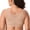 Natural, variant on Women's Posture Bra Front Closure Lightly Padded Plus Size Wireless Full Coverage Bras