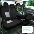 thumbnail image 5 of For Hyundai Tucson 2022-2024 FH Group Neoprene Custom Fit Car Seat Covers - Gray/Black Rear Bench, 5 of 5