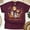 Maroon, variant on Just A Spooky Paw Shirt | Cute Halloween Cat T-Shirt with Witch and Pumpkin Design, Maroon, Size XL