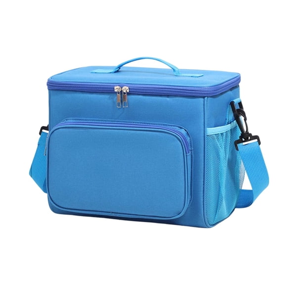 Reusable Insulated Lunch Bag with Adjustable Shoulder Strap, Leakproof Lunch Box for Adults, Work, School, Outdoor Picnic, Travel, Meal Prep, Back to School Supplies