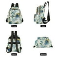 thumbnail image 4 of FORMRS Mini Backpack Purse for Women Travel Daypack Casual Shoulder Bag, Peacock Feather, 4 of 7