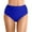 Blue, variant on Durtebeua Women's High Waisted Bikini Bottom Tummy Control Ruched Bathing Suit Swim Bottom Red,S
