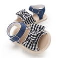 thumbnail image 6 of Hihipz Baby Girl'S Sandals Summer Open Toe Breathable Polka Dot Bow Lightweight Comfortable Flat Sandals US Size:4, 6 of 6