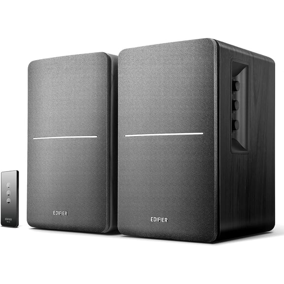 Restored Edifier R1280T Powered Bookshelf Speakers, 2.0 Active Monitor Speaker System, Black (Certified ) (Refurbished)