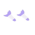thumbnail image 1 of 2X Mascara Guard Eyelash Applicator Eyeshadow Simple for Beginners No Scratches Professional Reusable Auxiliary Purple, 1 of 9