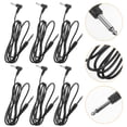 thumbnail image 1 of Raindrops 8pcs Bass Guitar Cable Black Rubber Secure Connection for Home Use, 1 of 6