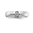 thumbnail image 5 of 14k White Gold A Diamond men's band Y1448A, 5 of 5